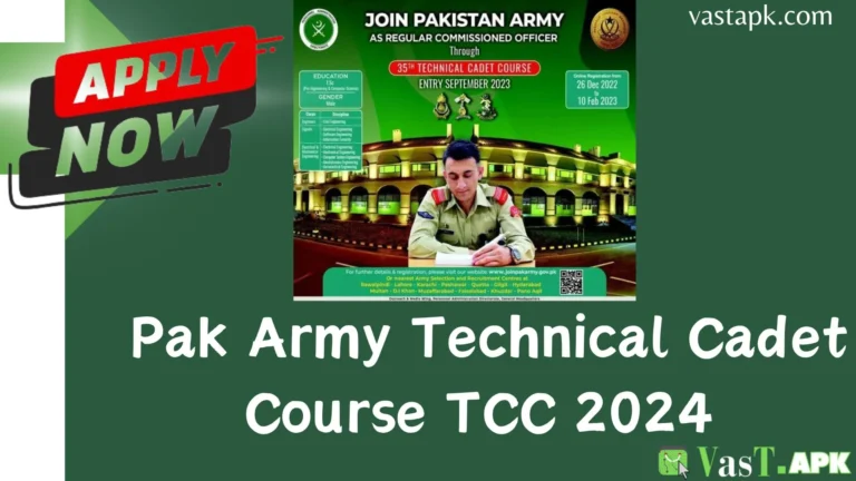 Pak Army Technical Cadet Course