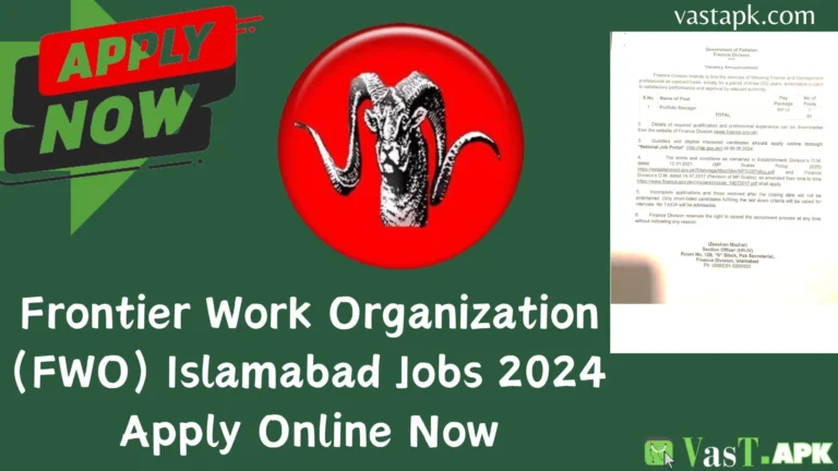 Frontier Work Organization (FWO) Islamabad Jobs