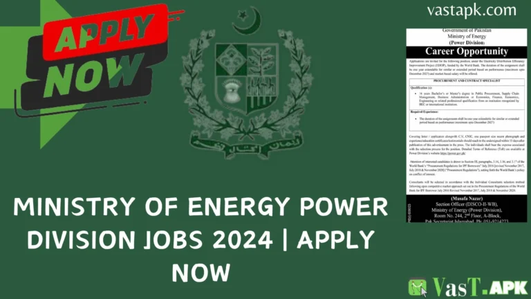 Ministry of Energy Power Division Jobs