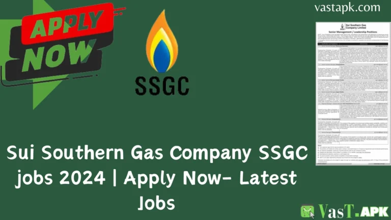 Sui Southern Gas Company SSGC jobs