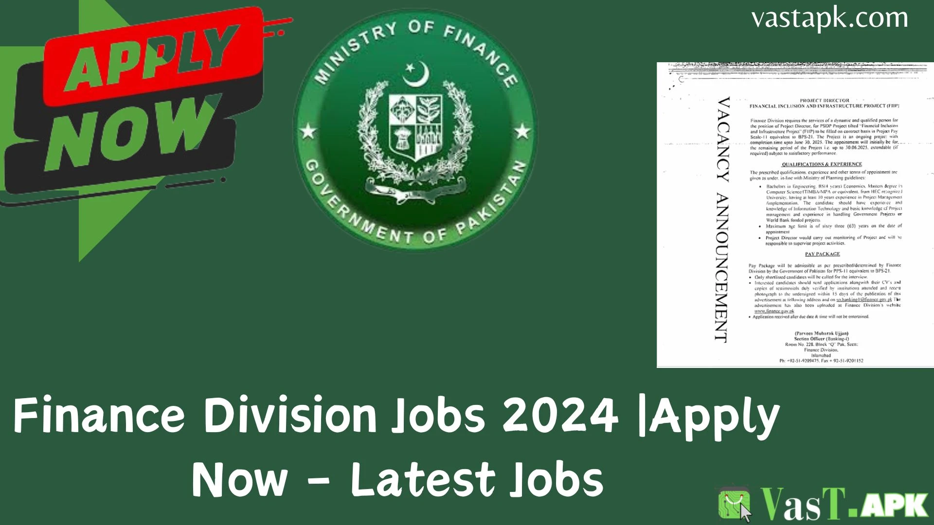 Finance Division Jobs