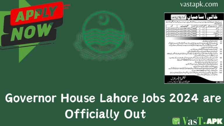 Governor House Lahore Job