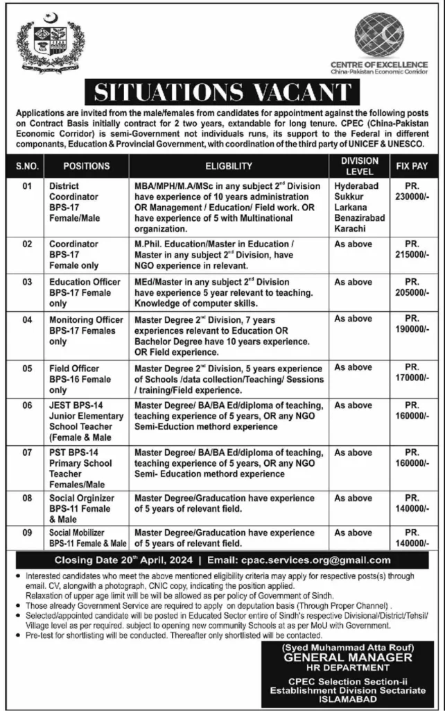 CPEC Jobs