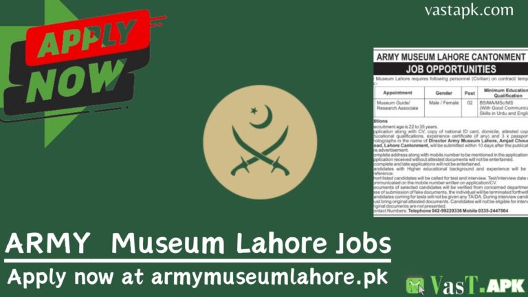 Army-Museum-lahore-Jobs