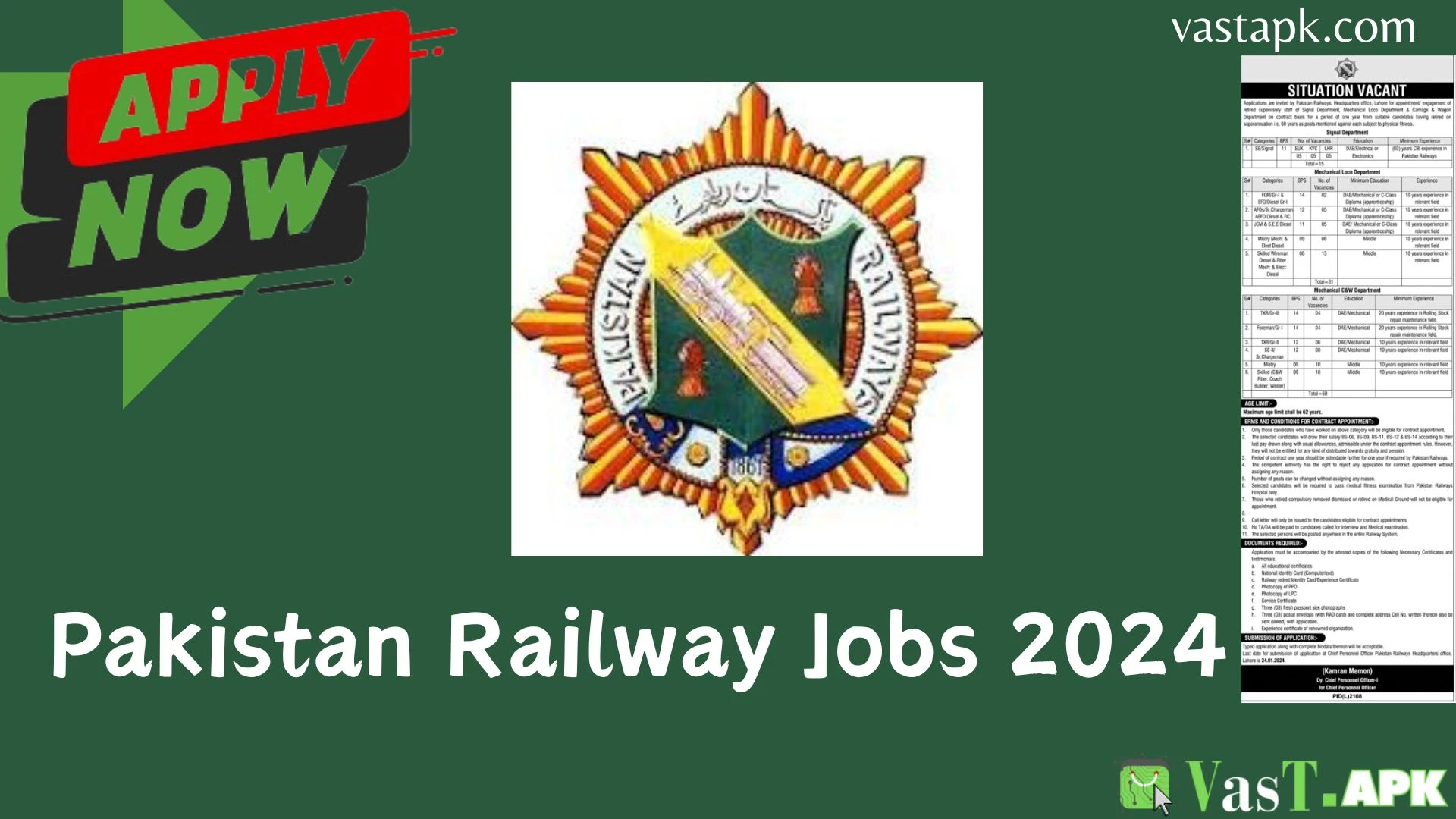 Pakistan Railway Jobs