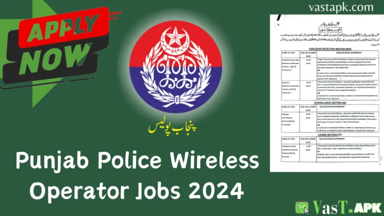 Punjab Police Wireless Operator Jobs