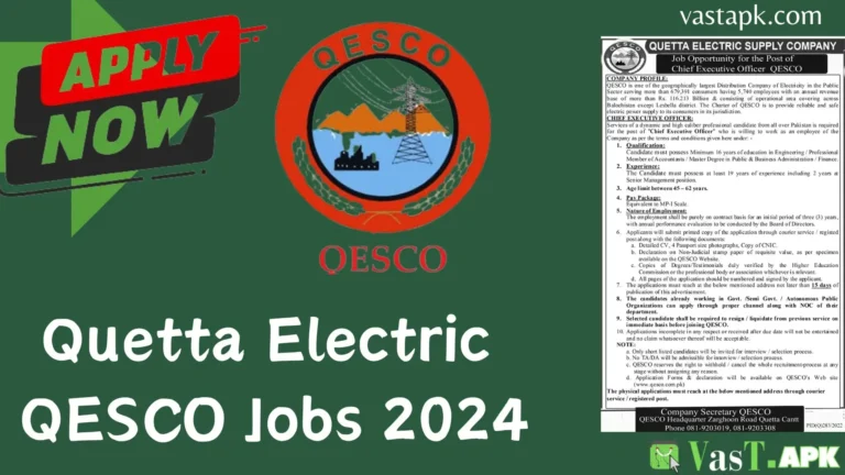 Quetta Electric QESCO Jobs